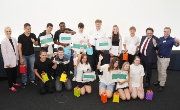 Gruppenbild der Sieger 