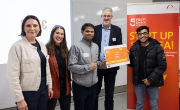 Siegerteam 5 €-Business Wettbewerb Ingolstadt